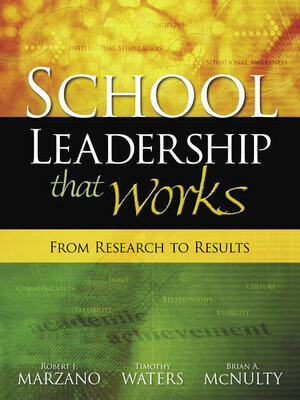 cover image of School Leadership That Works
